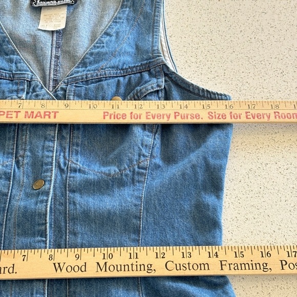 Vintage Denim Maxi Dress - Picture 8 of 15